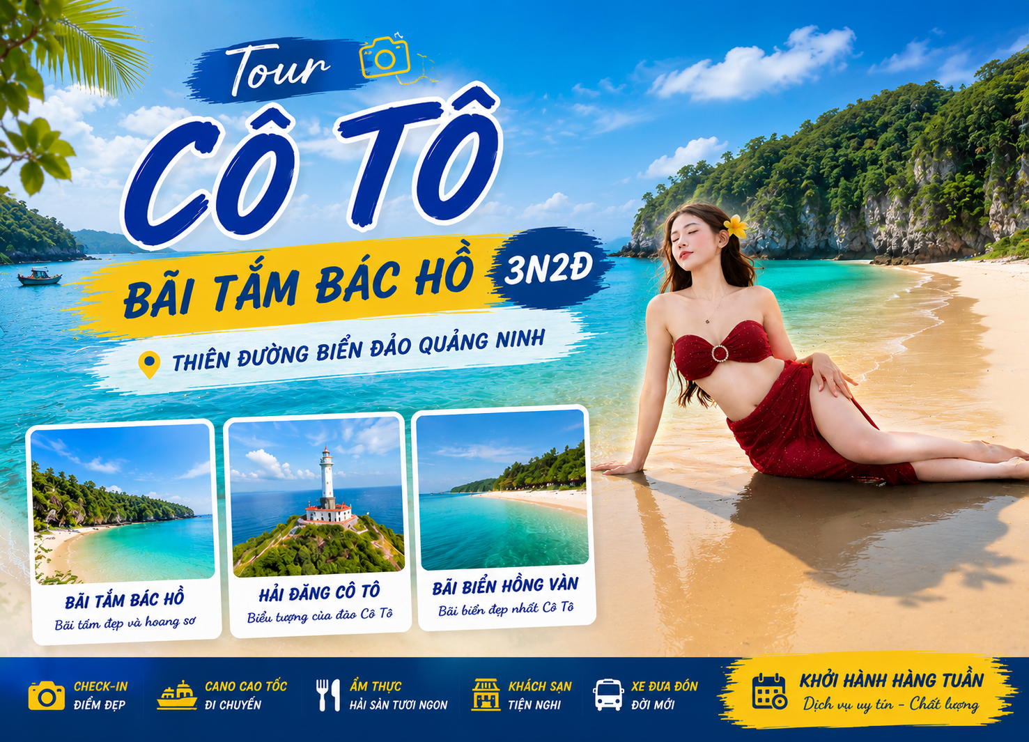 Tour Hà Nội - Ao Tiên - Đảo Cô Tô 3N2Đ Tour Hà Nội - Ao Tiên - Đảo Cô Tô 3N2Đ