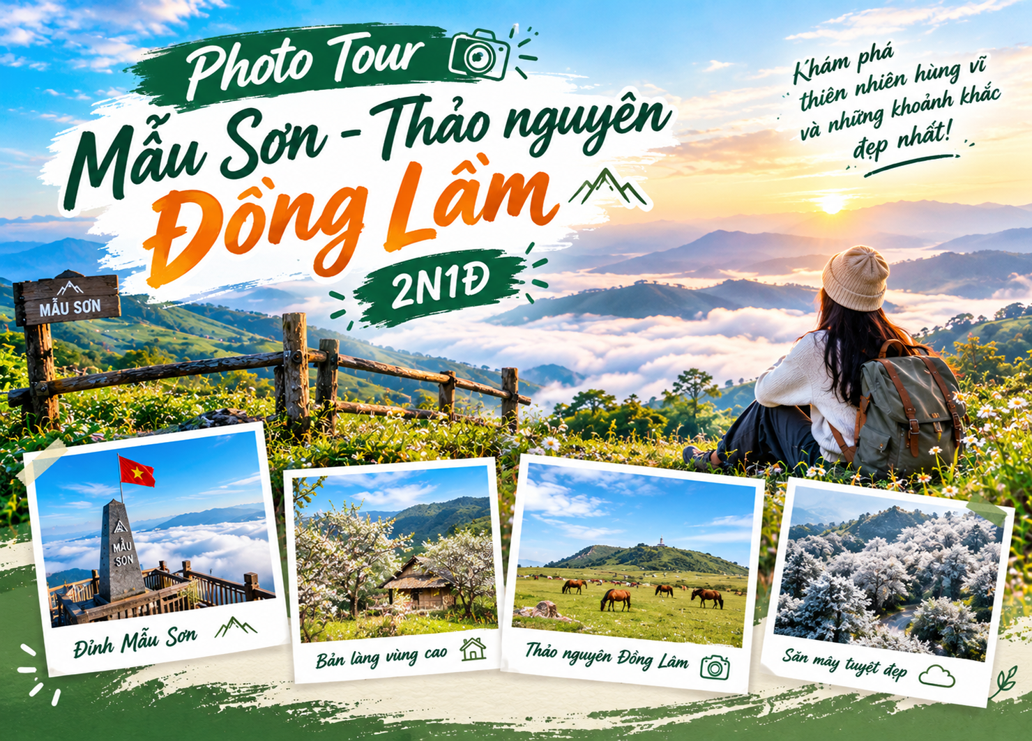 Photo tour Mẫu Sơn - Thảo Nguyên Đồng Lâm 2N1Đ Photo tour Mẫu Sơn - Thảo Nguyên Đồng Lâm 2N1Đ